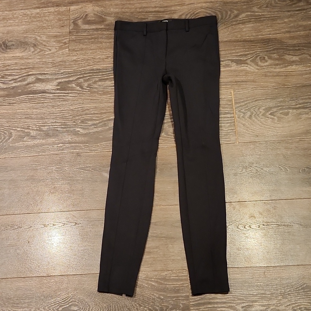 ❤️ THEORY ZIP HEM FRONT SEAM LEGGINGS / SKINNY PANTS, 0 (25) - Picture 4 of 8
